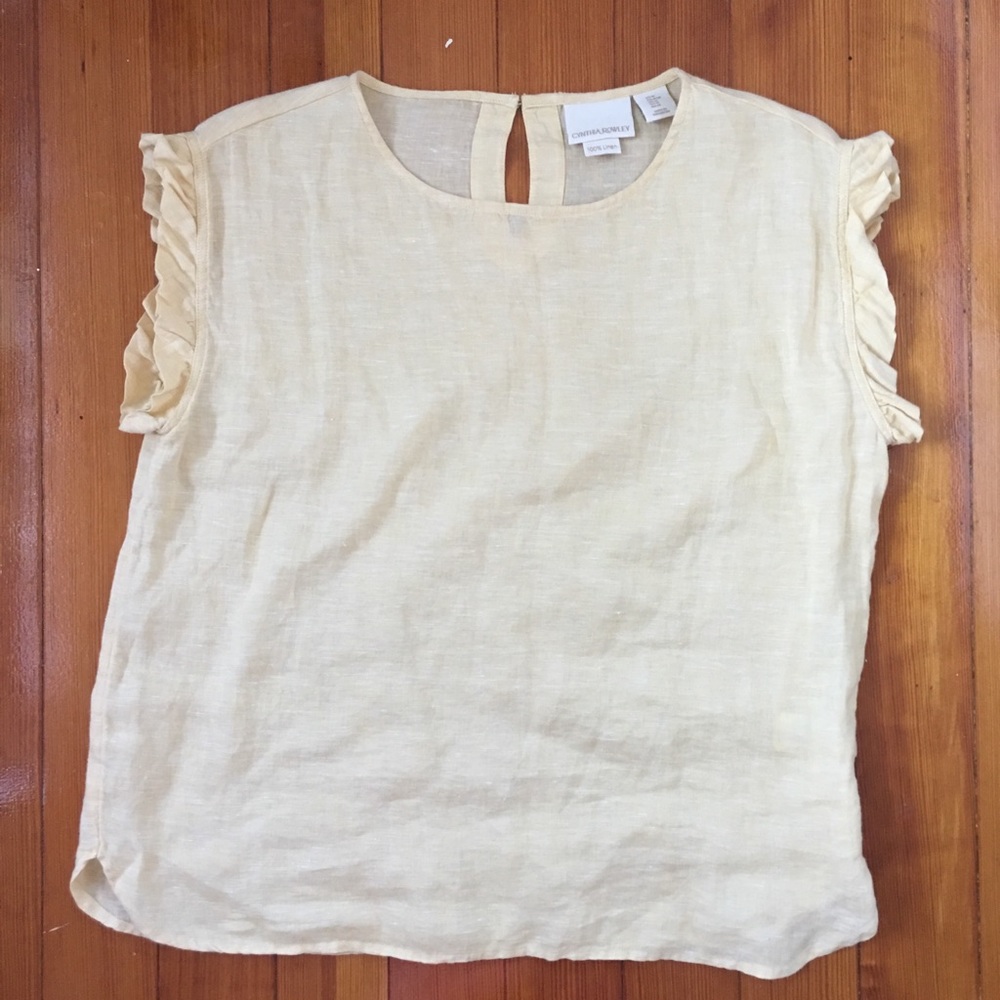 Cynthia Rowley Linen Blouse